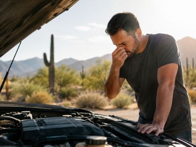 Why Does My Car Smell Hot After Driving in Arizona